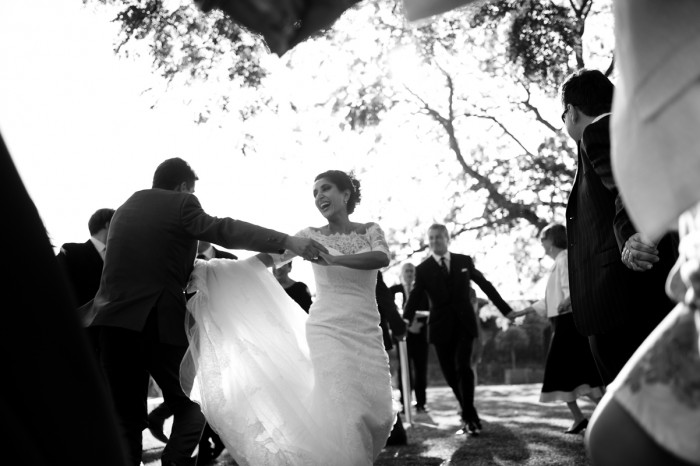 Bride and groom dancing during Jewish wedding at Syon House