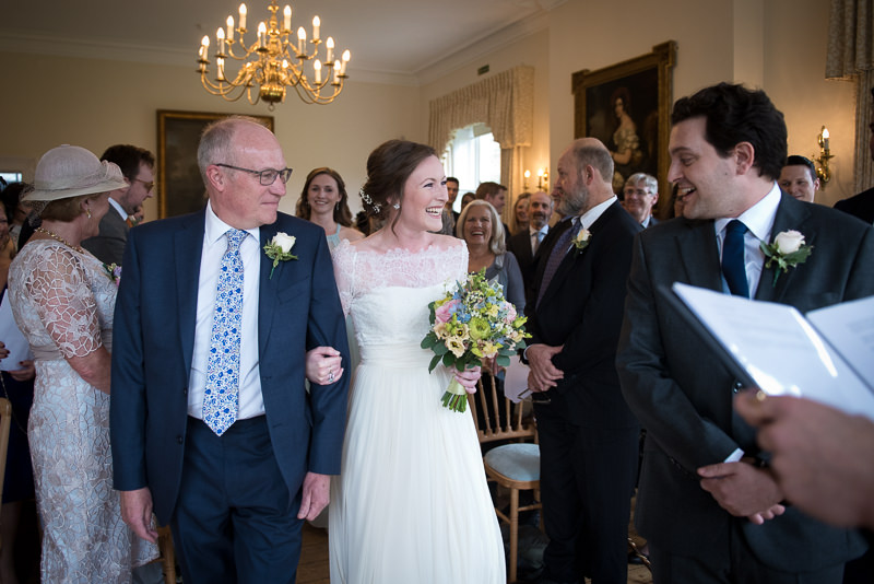 Wedding ceremony at Cambridge Cottage Kew Gardens
