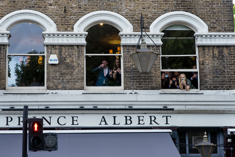 Wedding reception at the Prince Albert pub in Battersea